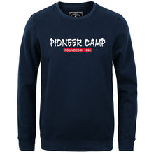 Pioneer Camp new autumn Winter fashion men hoodies casual cotton thicken fleece male pullover tracksuit mens crewneck sweatshirt