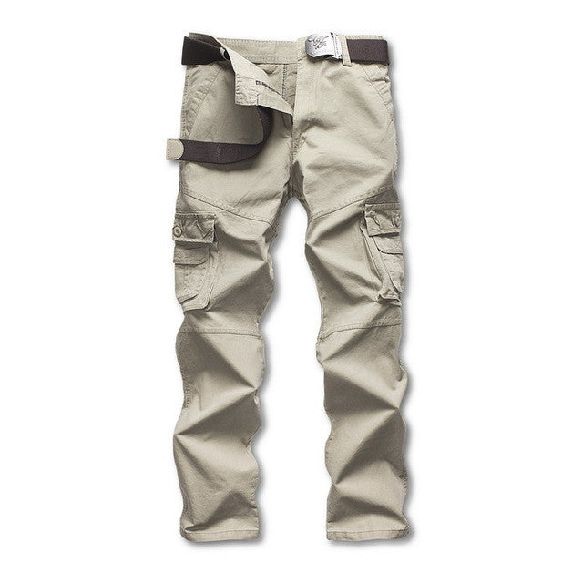 Taddlee Brand Man Multi-pocket Long Military Pants Male Work Cargo Overalls Loose Camouflage Pants Leisure Straight Trousers