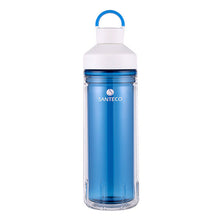 Santeco Ocean Series Beverage Bottle Double-wall Insulated Tritan Water Bottle Durable Outerdoor Flask 590ml