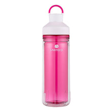 Santeco Ocean Series Beverage Bottle Double-wall Insulated Tritan Water Bottle Durable Outerdoor Flask 590ml