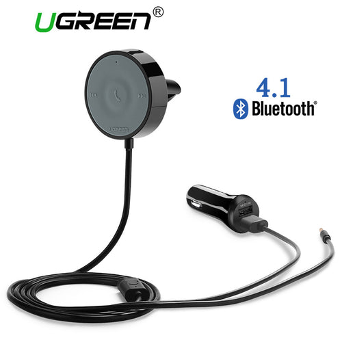Ugreen USB Bluetooth Receiver Car Kit Adapter  4.1 Wireless Speaker Audio Cable Free for USB car charger for iPhone Handsfree