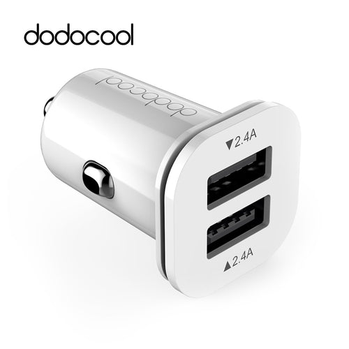 dodocool 24W 4.8A Dual Port USB Car Charger Mini Universal Fast Smart Car-Charger For Apple iPhone 7 LG Samsung Xiaomi Phone PC