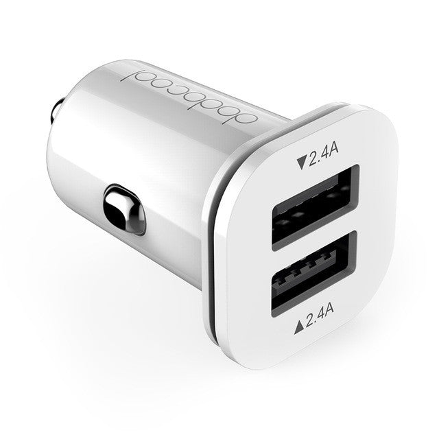 dodocool 24W 4.8A Dual Port USB Car Charger Mini Universal Fast Smart Car-Charger For Apple iPhone 7 LG Samsung Xiaomi Phone PC