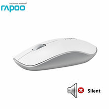 New Rapoo Mute Mouse 2.4Ghz Wireless Optical Mouse Silent Click Noiseless Slim Mice 1000 DPI for Mac PC Laptop Computer Gamer
